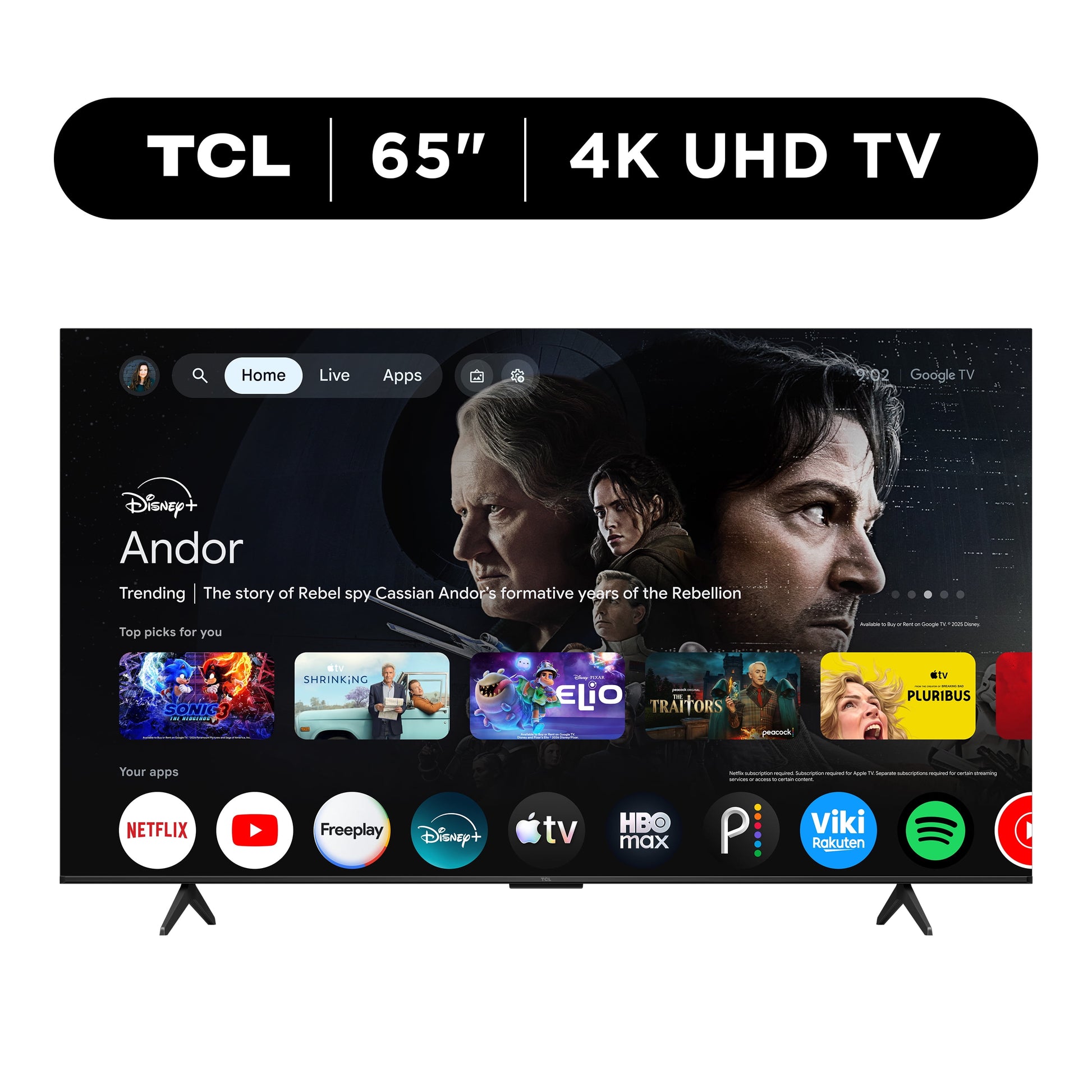 65" S Class 4K UHD HDR Smart Google TV (New) - 65S571G