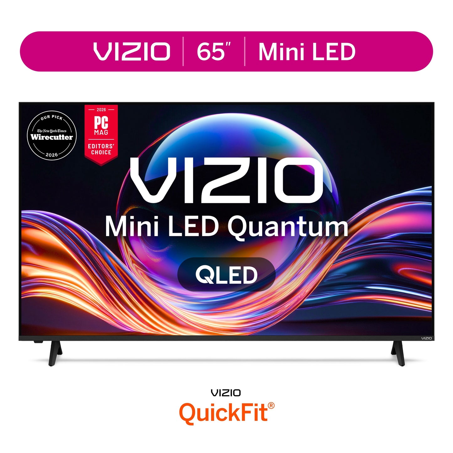 65 in Mini LED Quantum 4K QLED HDR Smart TV, New 2026, VQM65C-10