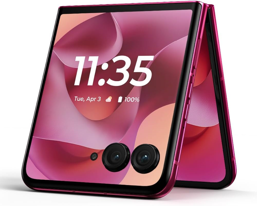Motorola Razr+ 2025 | Unlocked | Made for US 12/256GB | 50MP Camera | Hot Pink