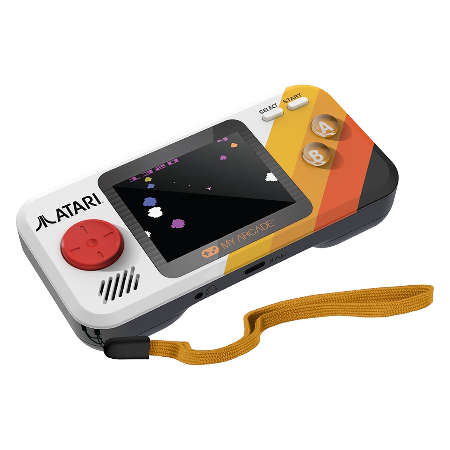 Atari Pocket Player Bundle: Portable Video Game Console with 100 Games, Travel Case and Screen Protector Included