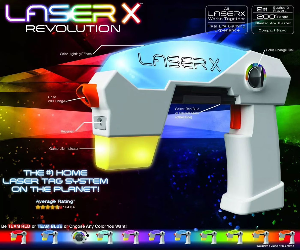 Micro Double Blasters 2-Player Set