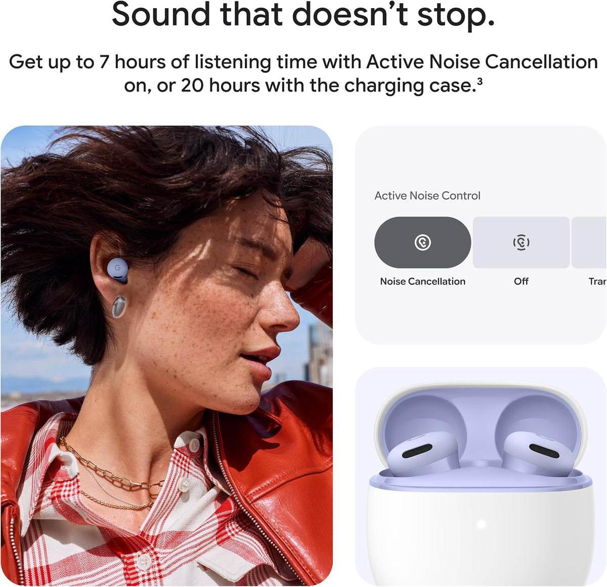 Google Pixel Buds 2A - Wireless Bluetooth Earbuds - Hazel