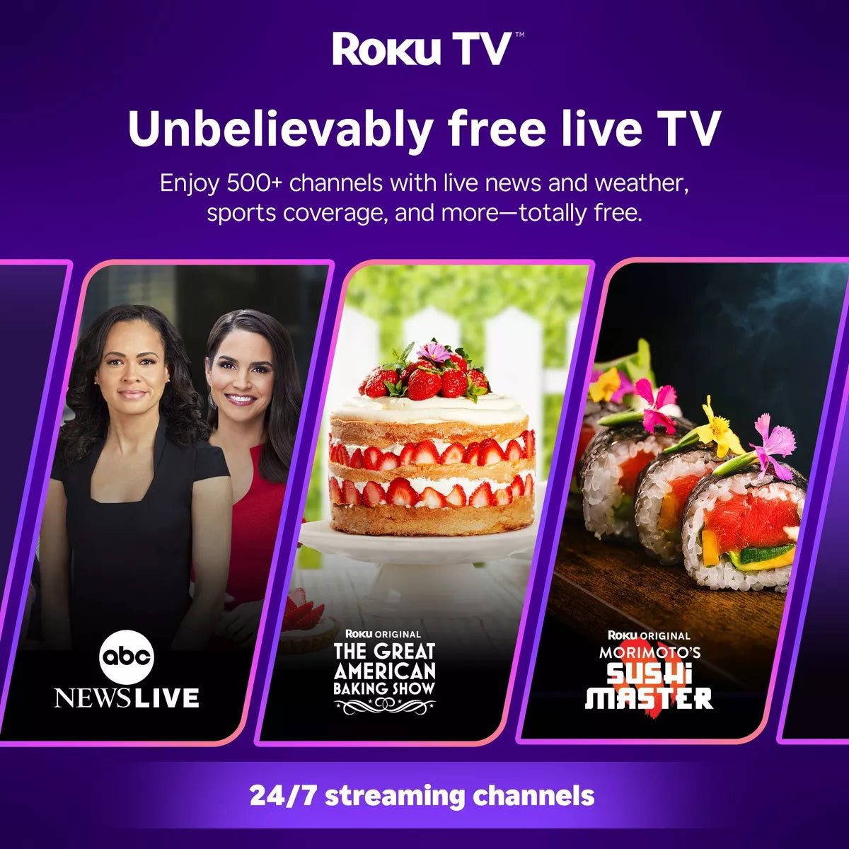 Hiro Roku TV 40" 1080P Full HD Smart TV Flat Screen LED Television with Roku TV and Dolby Audio for Streaming