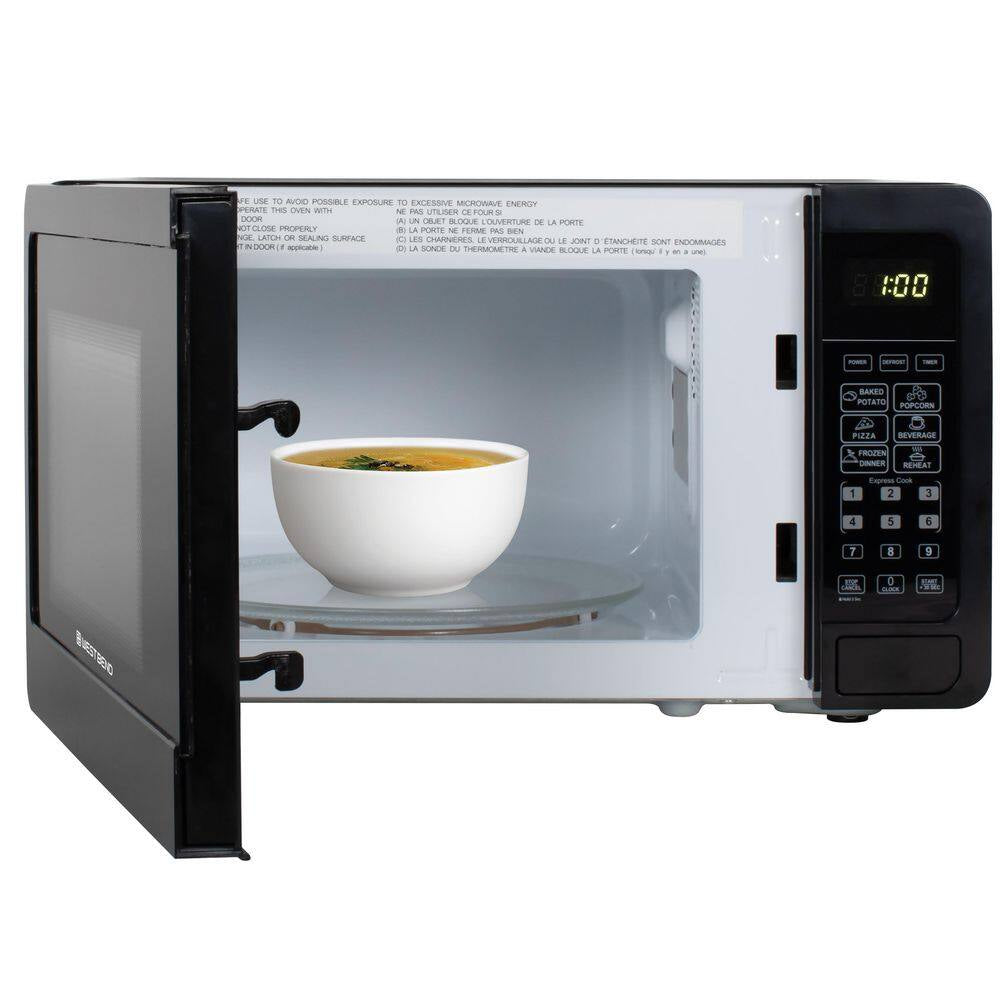 17.75 In. Width 0.7 Cu.Ft. Black 700-Watt Countertop Microwave