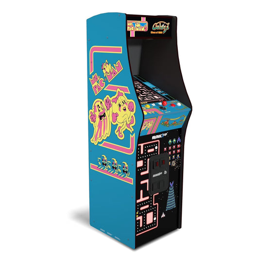 Ms. PAC-MAN & GALAGA Class of '81 Deluxe Arcade Game with WIFI, 12 Classic Games, and 17-Inch Screen