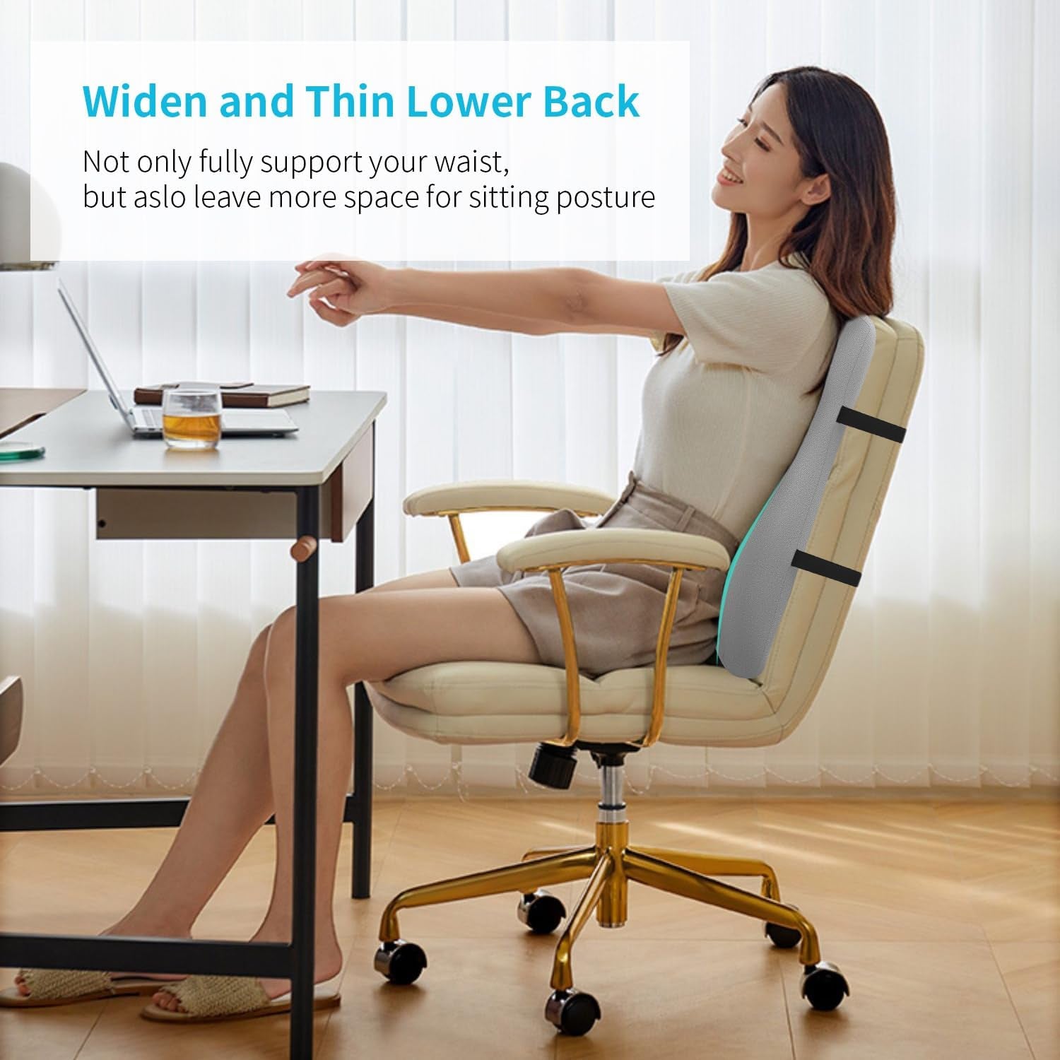 High Back Support Pillow for High Back Office Chair Fully Support Entire Back Fo