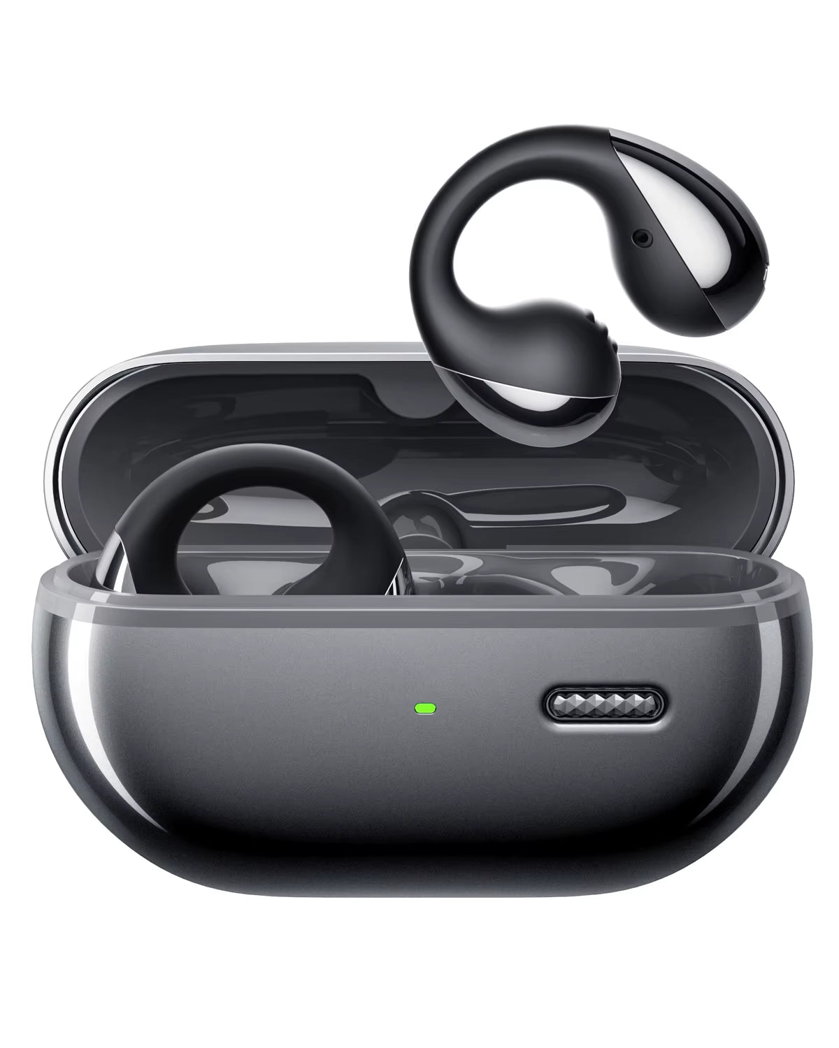 Pearlclip Pro Bluetooth 5.4 Opean-Ear Earbuds Wireless Earphones Multipoint Connection Clip on Headphones with Mic