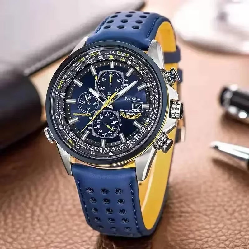 2025 Men Watches Luxury Trend Quartz Calendar Waterproof Multi Function Fancy round Watch Stainless Automatic Watch