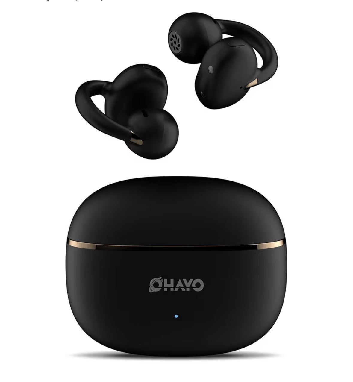 OHAYO A7 Clip-On Open Ear Headphones Bluetooth 5.4 6.5H Sweatproof IPX6
