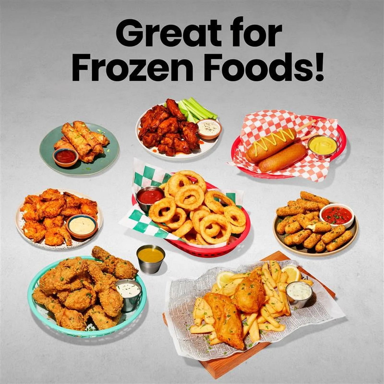 6-In-1 Multifunctional Air Fryer Oven W/ 12 Qt Capacity, Digital Touchscreen - Black