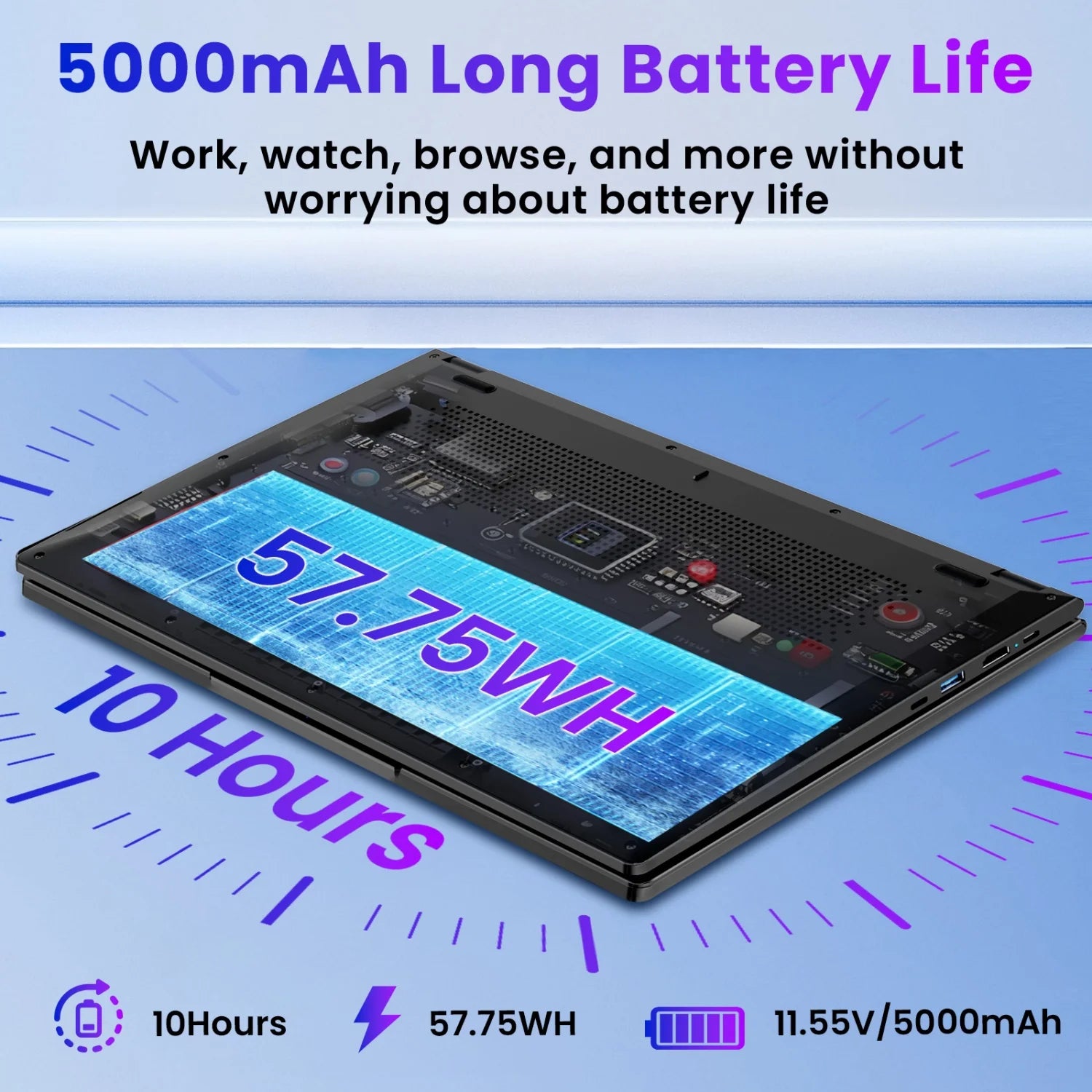 15.6" Laptop 2 in 1 Touchscreen, Windows 11 Laptop Computer, Intel I3-1215U (6C/8T, up to 4.4Ghz), 8GB RAM 128GB SSD, Backlit Keyboard, Wi-Fi 6, 1 Free Office 365
