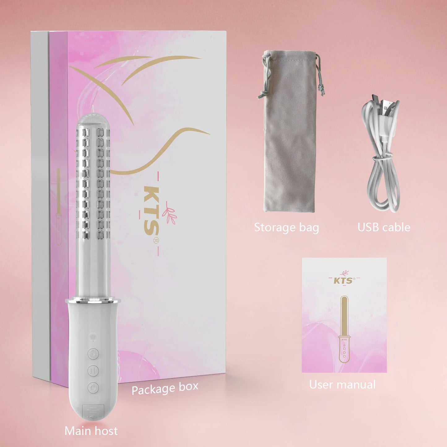 KTS Vaginal Vibrator Wireless Vaginal Massager Red Light Therapy Device for Vaginitis Female Sex Wand Vaginal Tightening Device