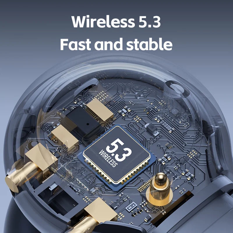 Wireless 5.3Mm Sports Earphones, Clip-On Earphones, Long-Term Use, Surround Sound Design, Sports Noise-Canceling Earphones - TWS