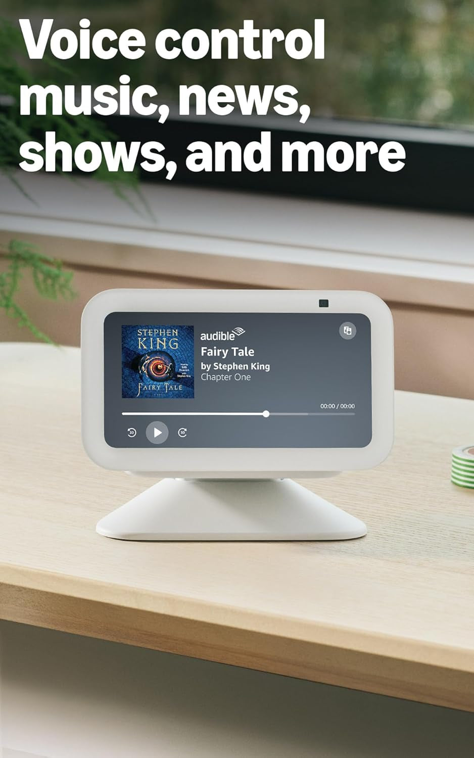 Echo Show 5 (Newest Model), Smart Display, Designed for Alexa+, 2X the Bass and Clearer Sound, Charcoal