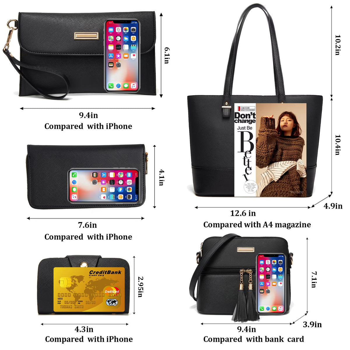 Purses and Handbags for Womens Satchel Shoulder Tote Bags Wallets