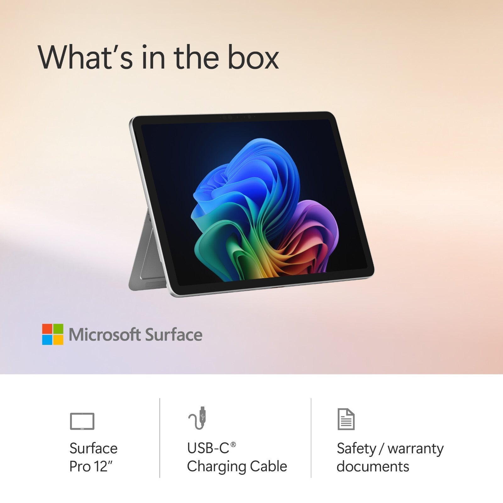 Microsoft Surface Pro Copilot+ PC 12" Snapdragon X plus 16GB RAM 256GB UFS