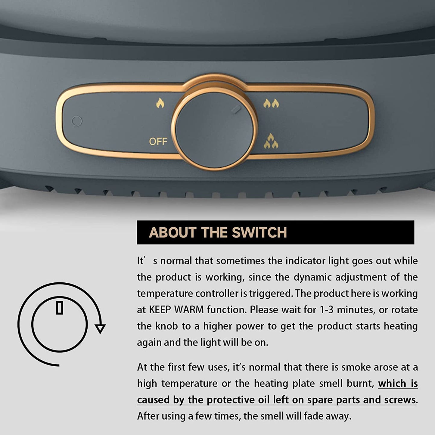 Electric Hotpot Pot with Divider, 5L Double-Flavor Shabu Shabu Pot, Dual Sided R