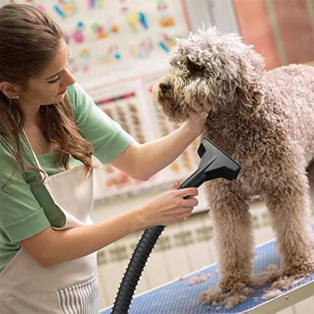 [US Direct] 3-In-1 Wet Dry Vacuum Cleaner 4 Gallon, 4 Peak HP, Stainless Steel Tank with Top Handle Shop Vacuum Cleaner with Blower for Home, Garage, Car, Workshop, Pet Hair