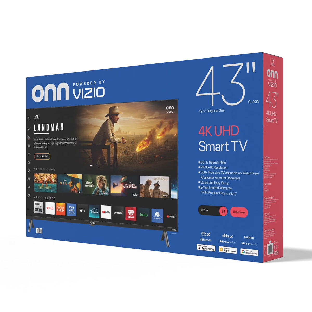 43 in Class 4K UHD Smart Television Powered by VIZIO, 43S4V1