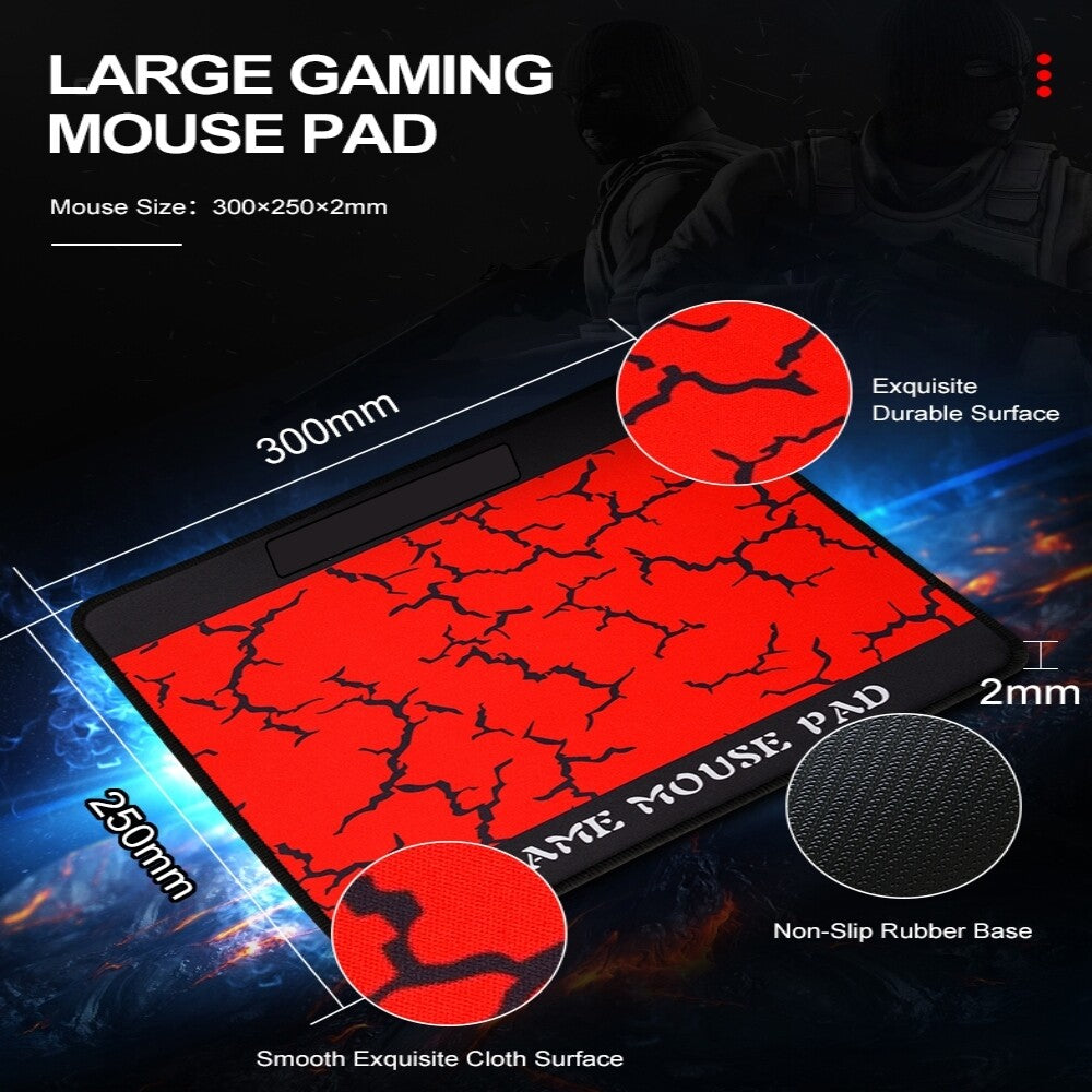 RGB PC Gaming Keyboard Mouse & Headset Set LED Gamer Bundle Mechanical Kits 4IN1