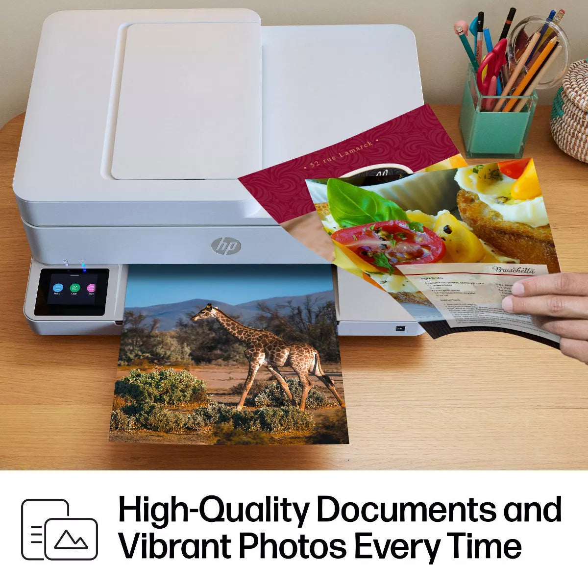 HP Envy 6555E Wireless All-In-One Color Printer Scanner Copier with Instant Ink & HP+ (714N5A)