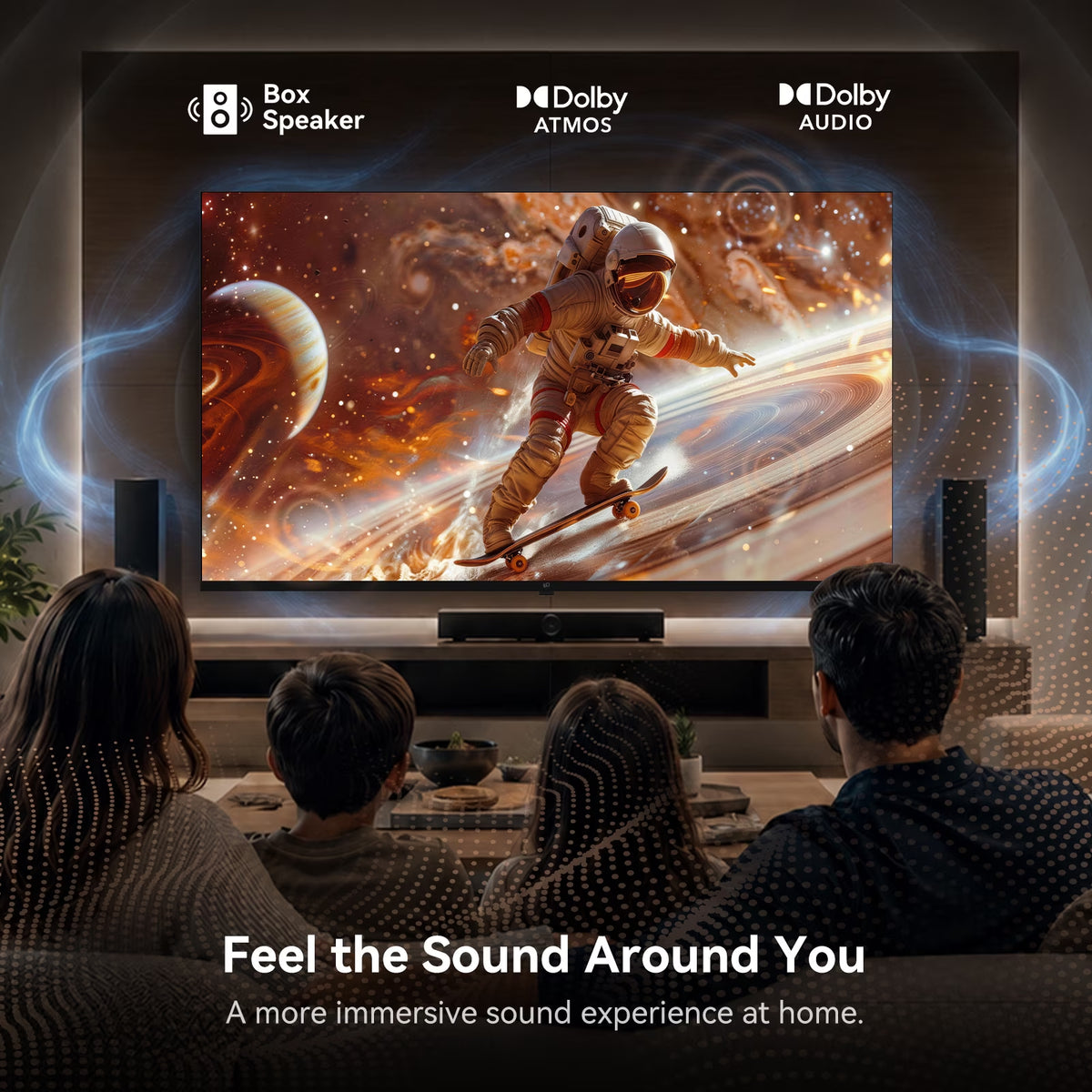 40-Inch Smart TV, 1080P Fhd LED Google TV with Google Play/Cast, Google Assistant Voice Control, Dolby Audio, HDR10, Flat Screen
