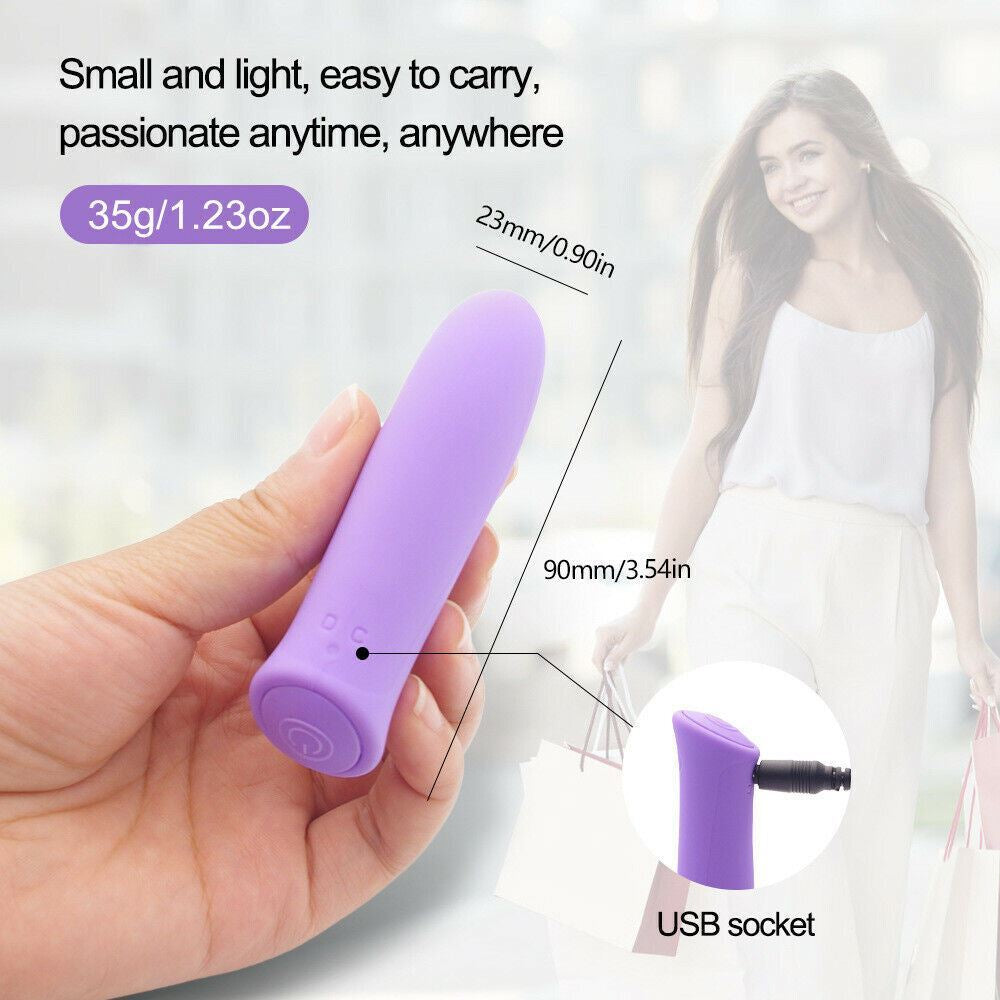 Waterproof Wireless Remote Control Bullet Clit Vibrator Sex Toys for Women US