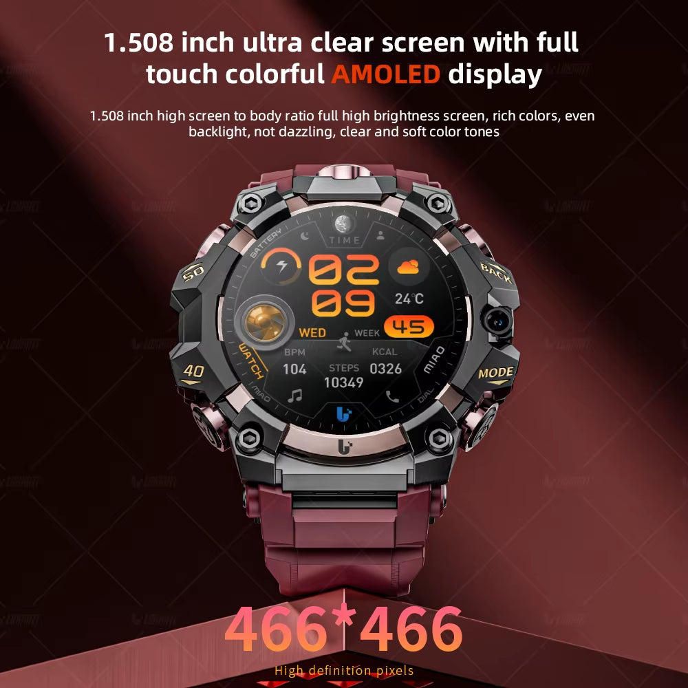 New APPLLP 2 PRO Rugged Sport Android Smart Watch Phone Dual Camera Video Calls Wifi Fitness 4G Watch Amoled round Screen