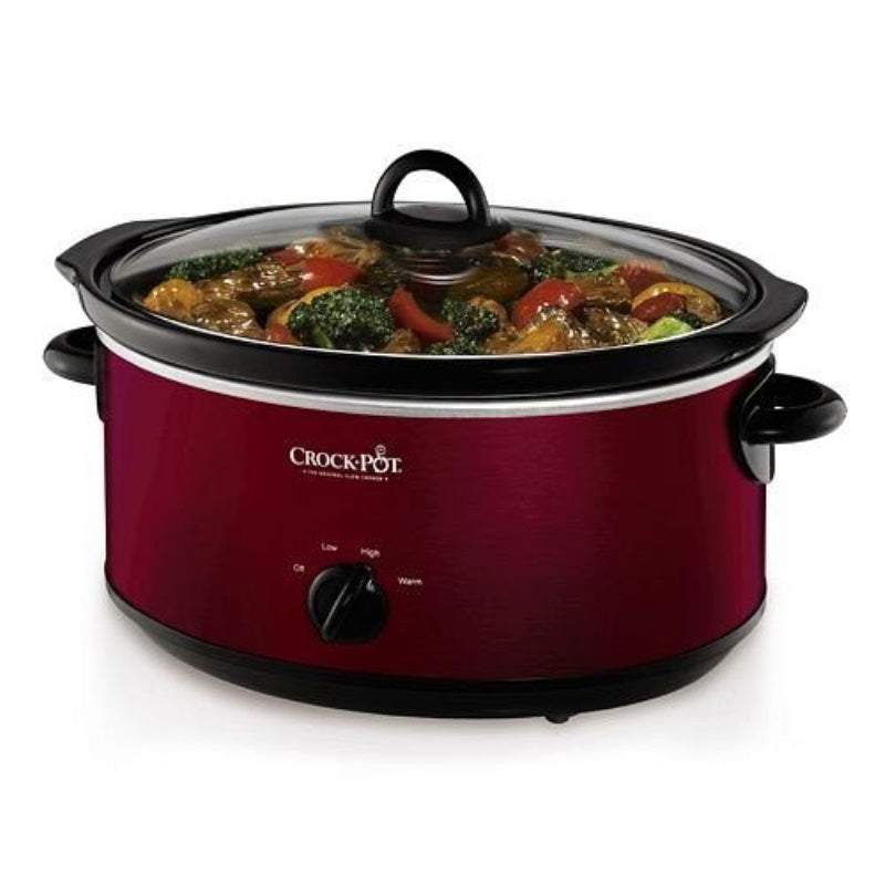 ADIB00H9XNUE4 SCV700-KR Design to Shine 7 Quart Slow Cooker Red