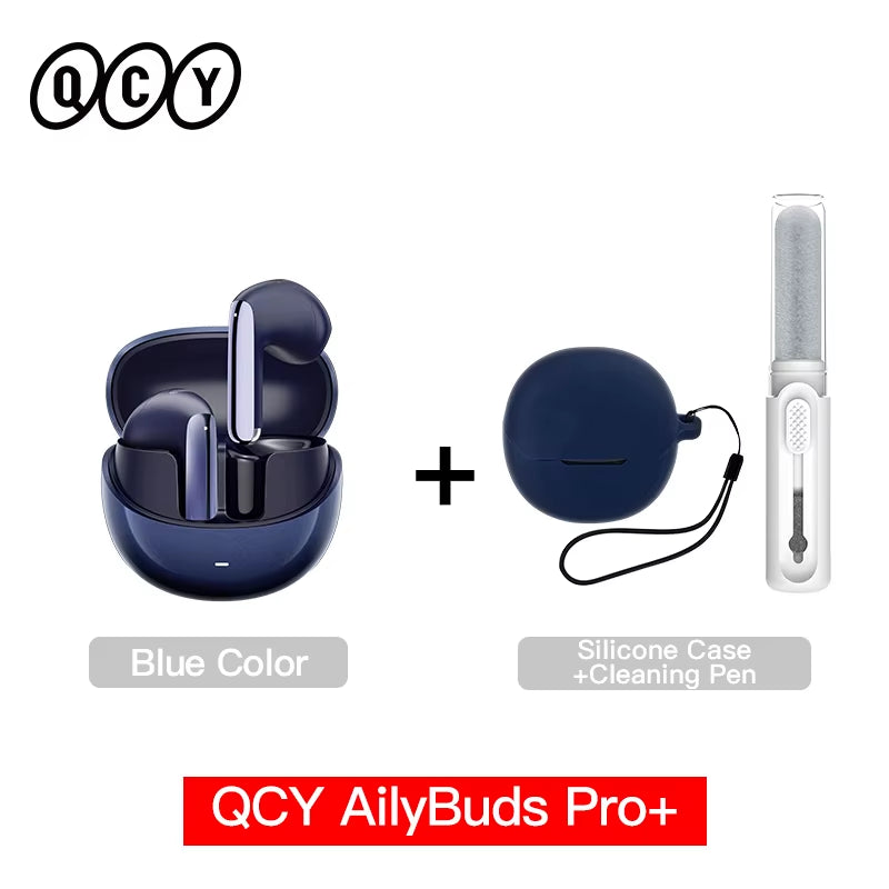 HT10 Ailybuds Pro+ ANC Wireless Earphones Hi-Res Audio with LDAC 6 Mic AI HD Call Headset Bluetooth 5.3 Dual Connect Earbuds