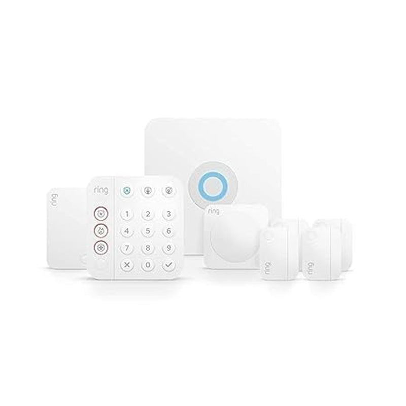 Like-New  Alarm 8-Piece Kit (Newest Model), Home or Business Security System with Optional 24/7 Professional Monito
