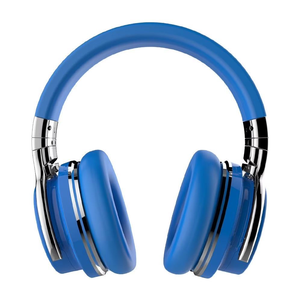 Bluetooth Noise-Canceling Over-Ear Headphones, Blue
