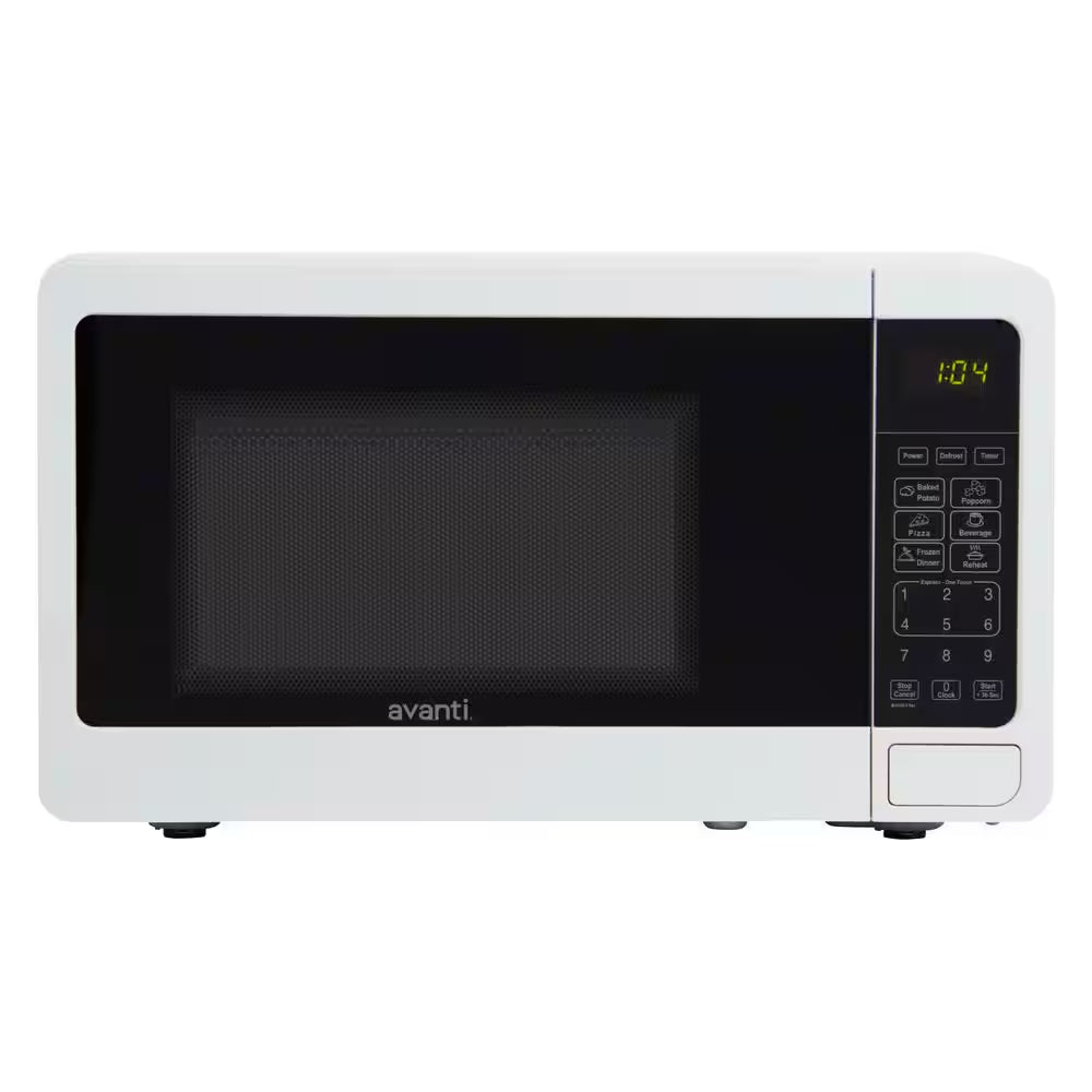 17.75 In. W Countertop Microwave Oven, 0.7 Cu. Ft., in White