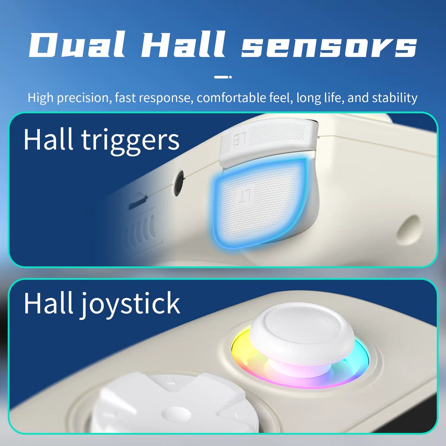 RG Cube Retro Handheld Game Console 3.95" IPS Touch Screen Android 13 RGB Lighting Hall Joystick Support WIFI Streaming