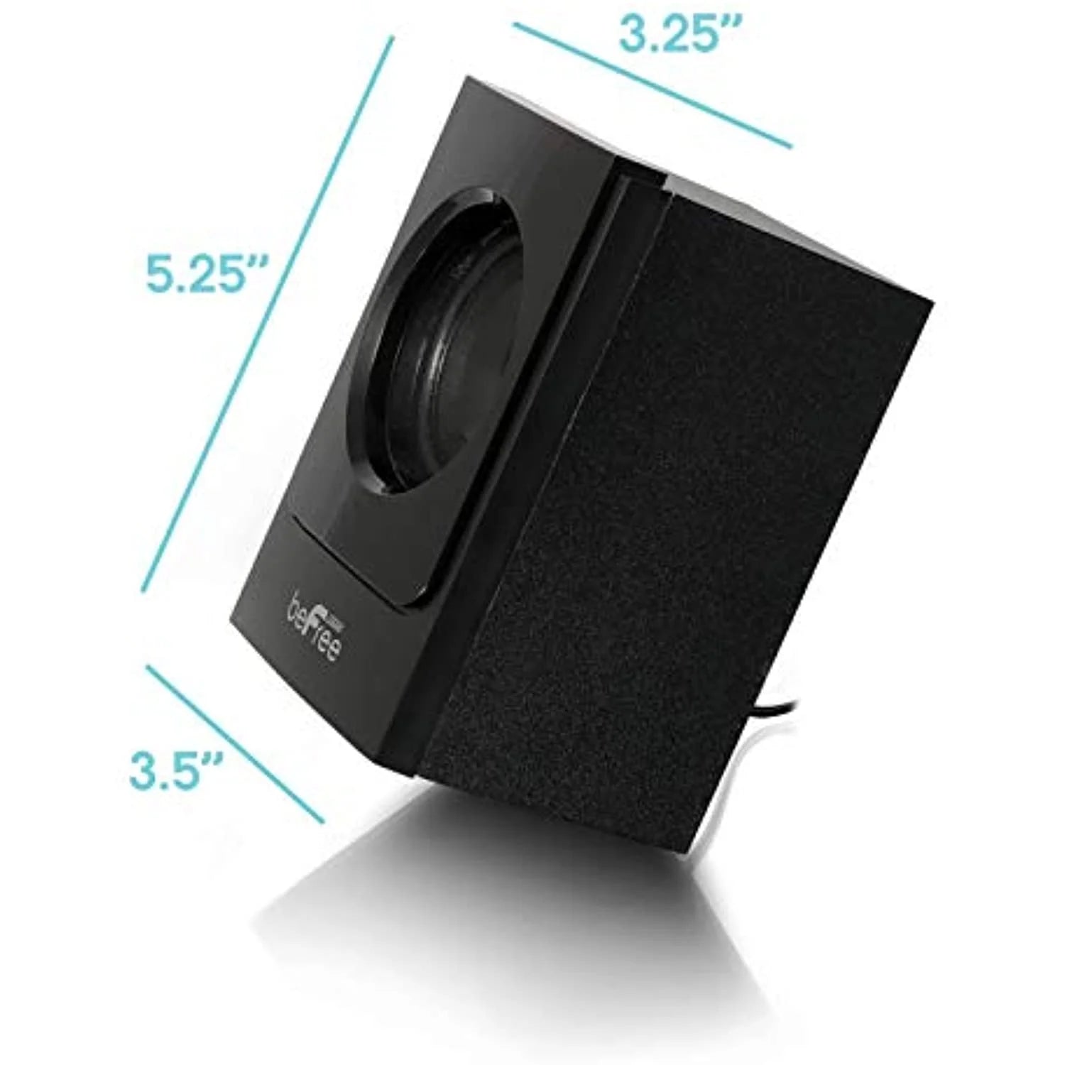 5.1 Channel Surround Sound Bluetooth Speaker System in Black - Reconditioned