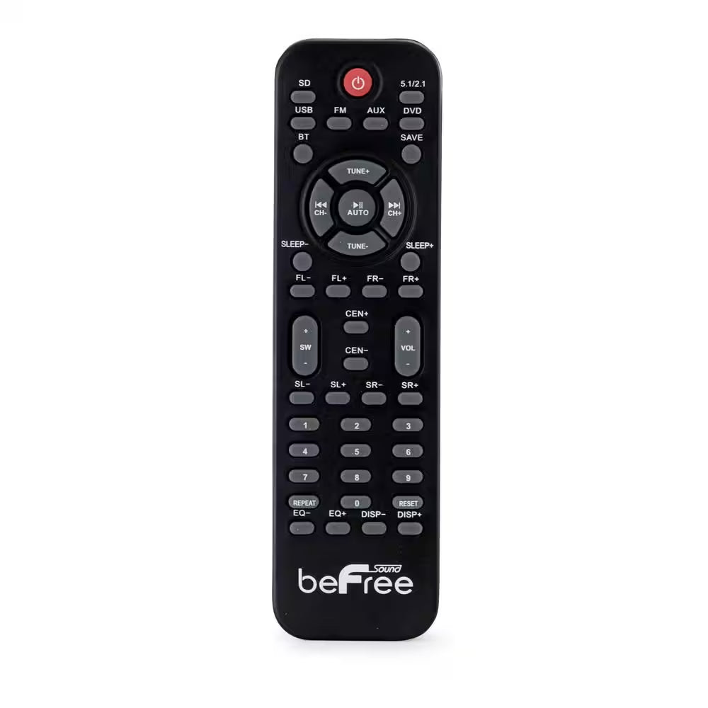 5.1-Channel Surround Sound Bluetooth Speaker System in Black