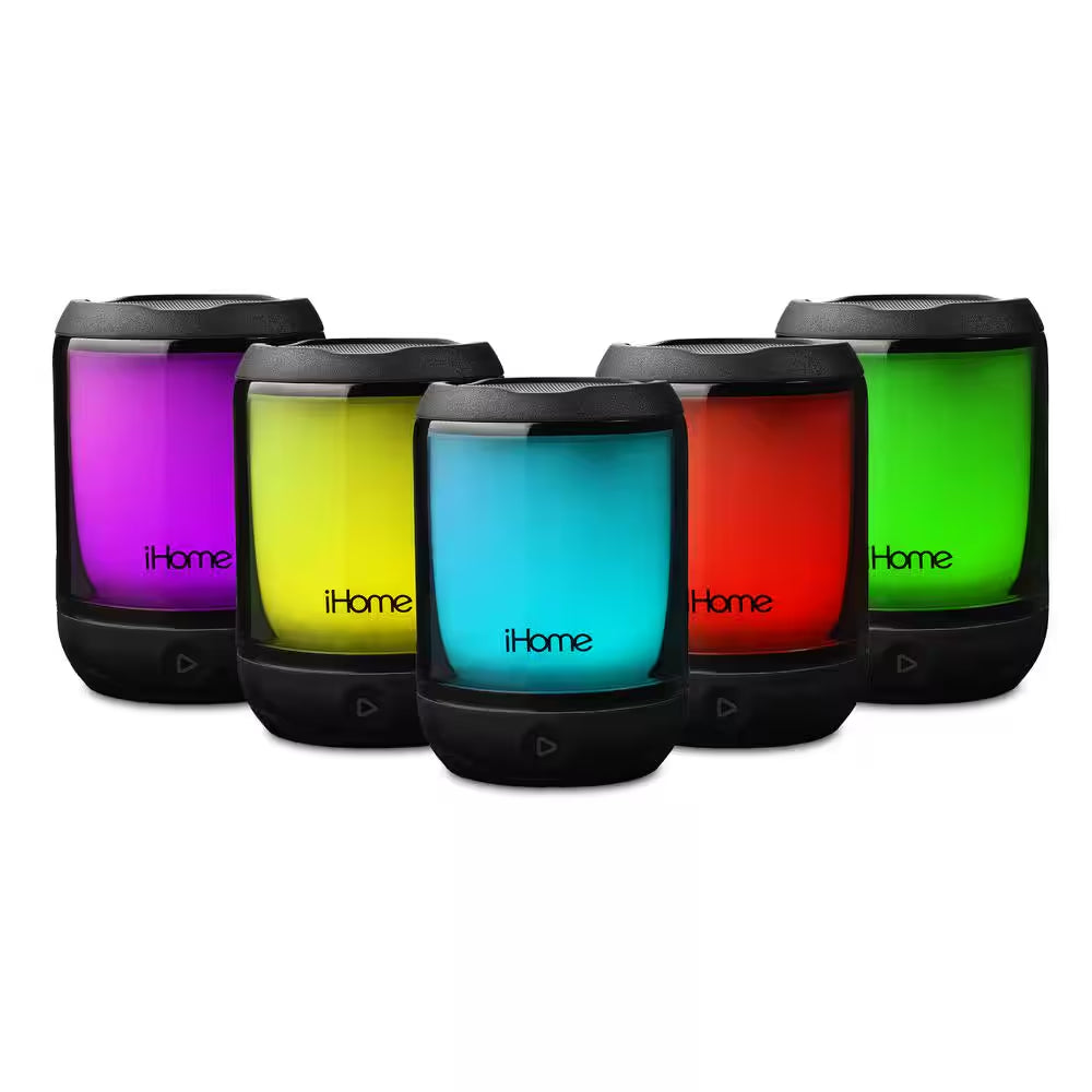 PLAYGLOW MINI Rechargeable Color Changing Waterproof Bluetooth Speaker with Mega Battery