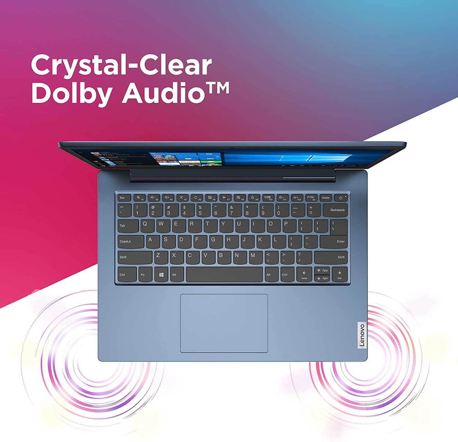 Ideapad 1 14 Laptop, 14.0" HD Display, Intel Celeron N4020, 4GB RAM, 64GB Storage, Intel UHD Graphics 600, Win 10 in S Mode, Ice Blue