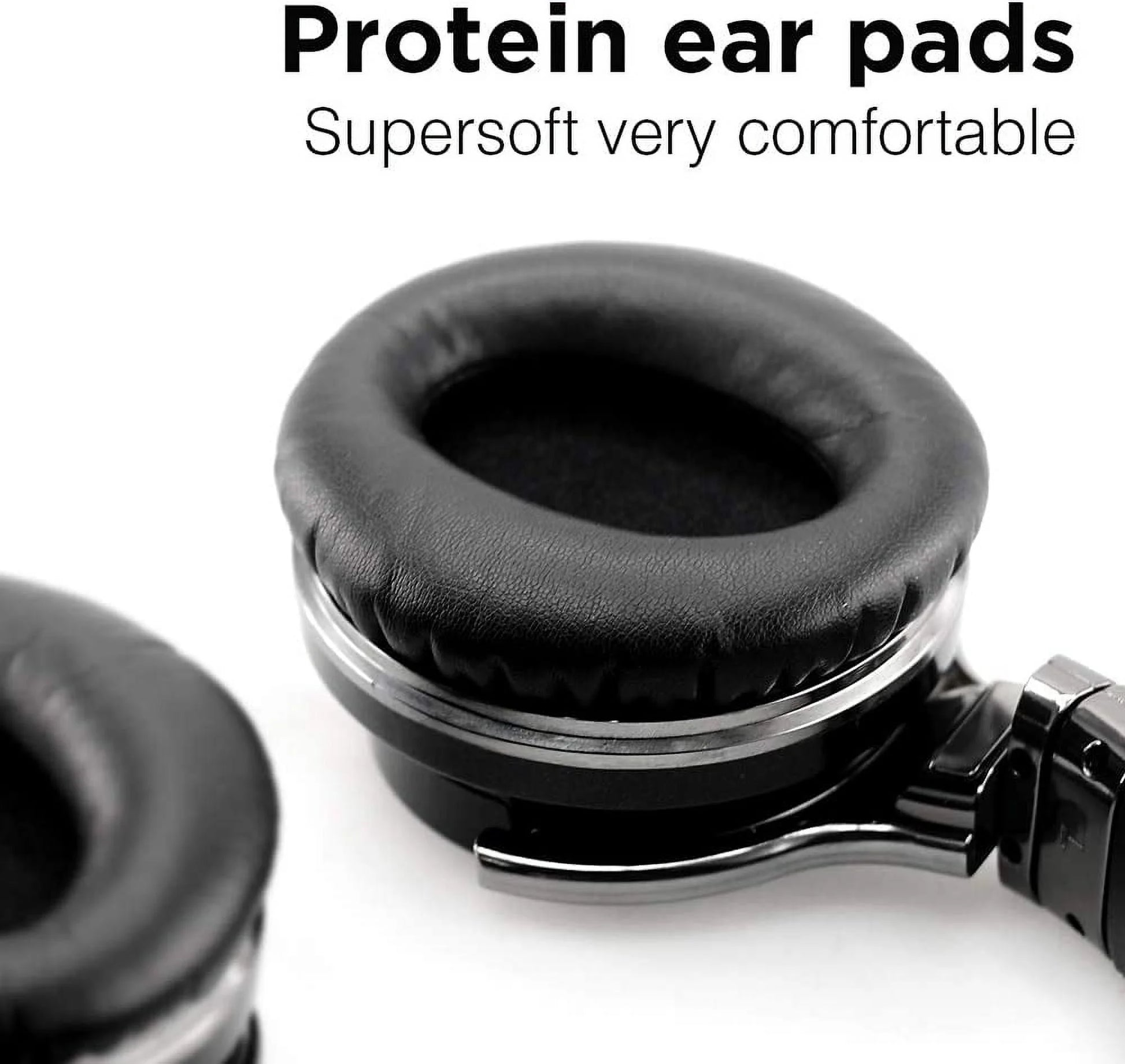 E7 Active Noise Cancelling Headphones Bluetooth Headphones with Mic Deep Bass Wireless Headphones over Ear(Black)