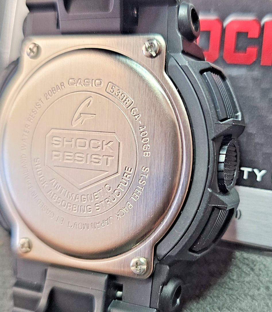 CASIO: G-SHOCK GA-400GB-1A9 - Men'S Watch - Ana Digi - Gold Black - Wrist Watch