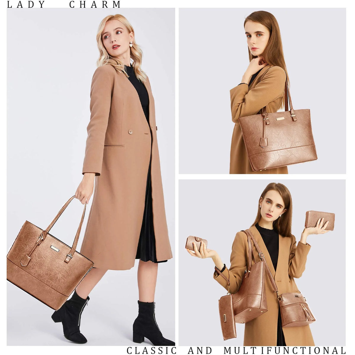 Satchel Purses and Handbags for Women Shoulder Tote Bags Wallets