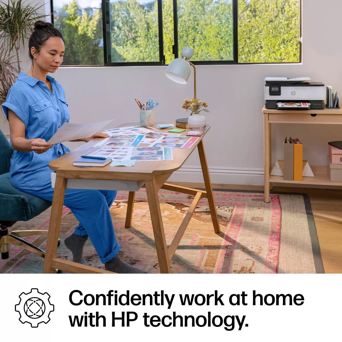 HP Officejet Pro 8135E Wireless All-In-One Color Printer Scanner Copier with 3 Months Free Instant Ink (40Q35A): Inkjet, USB, Bluetooth