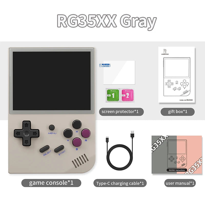 RG35XXSP Portable Flip Retro Handheld Game Console 3.5 Inch IPS Screen Linux System 3300Mah Supports 5G Wifi Bluetooth