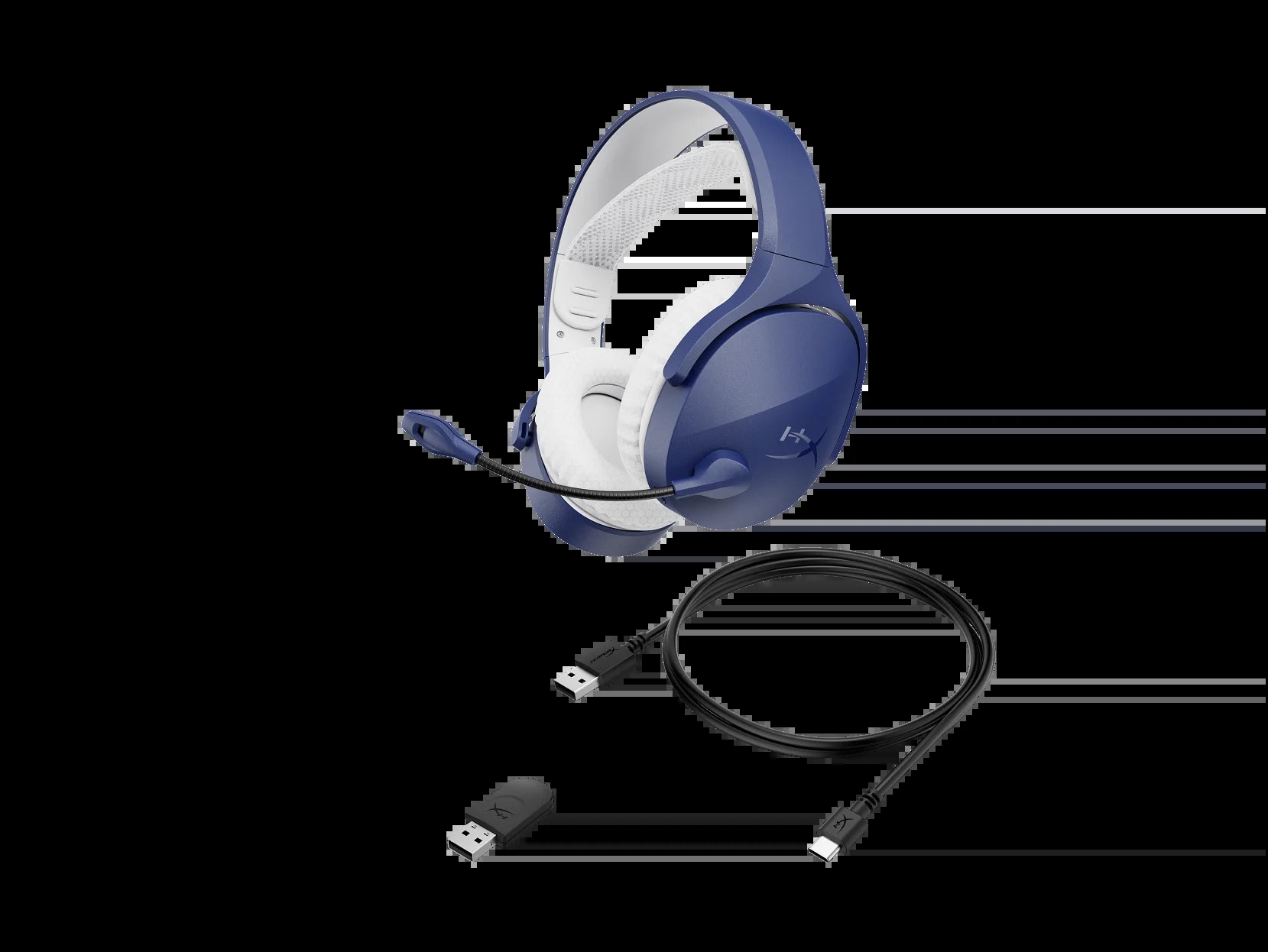 Cloud Jet - Wireless Gaming Headset (Light Blue)