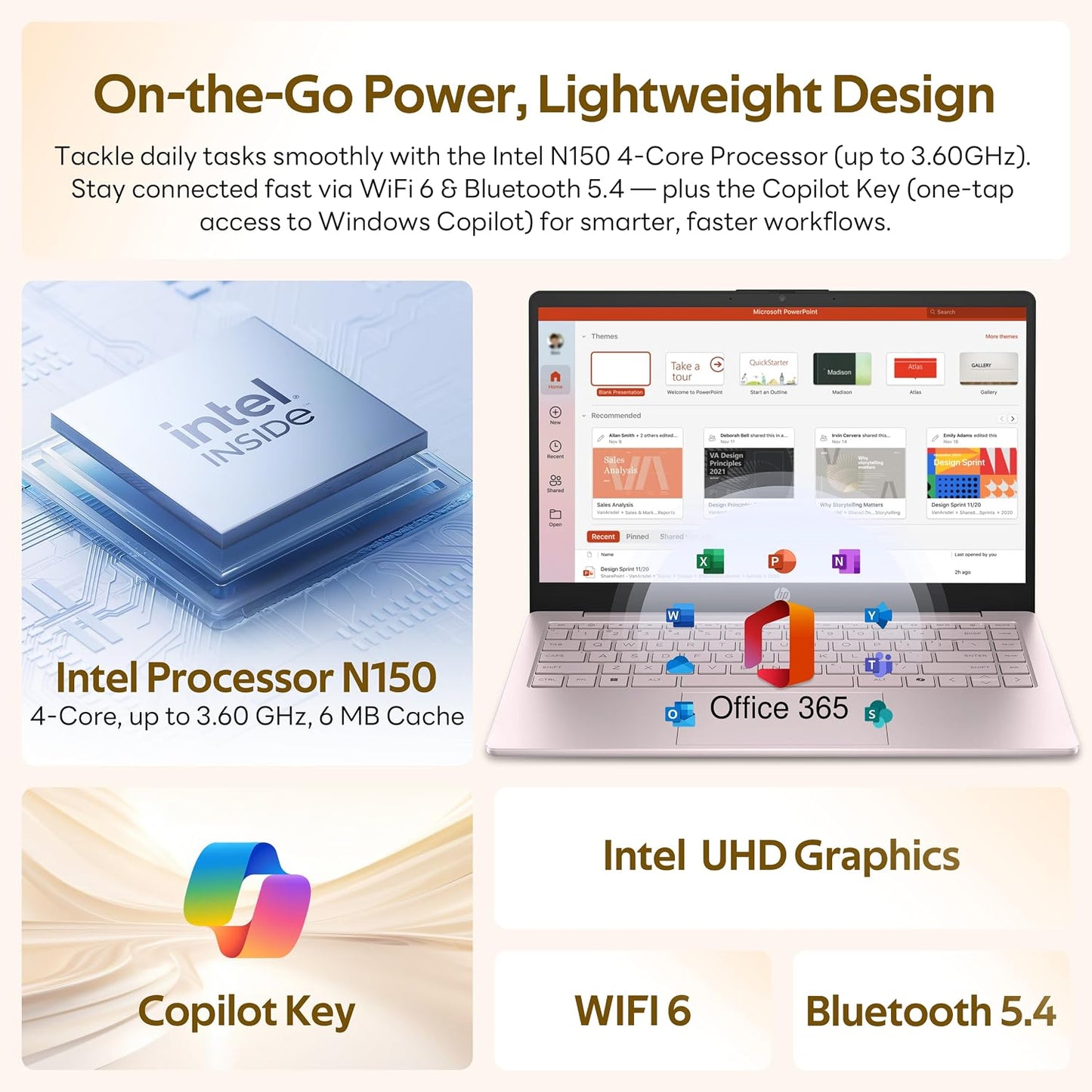 2026 Ultrabook Laptop for Students & Home, 8GB RAM 256GB SSD