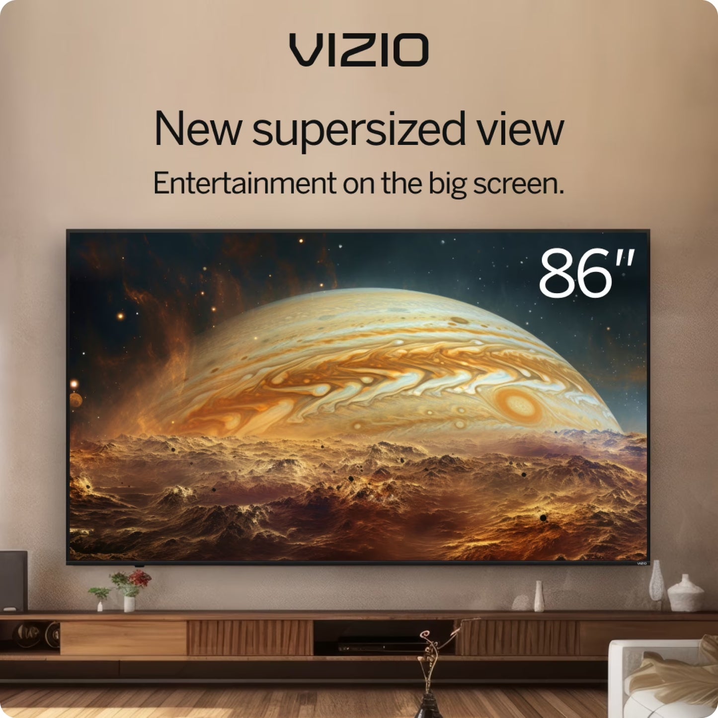 86" Class 4K UHD LED HDR Smart TV V4K86C-0804