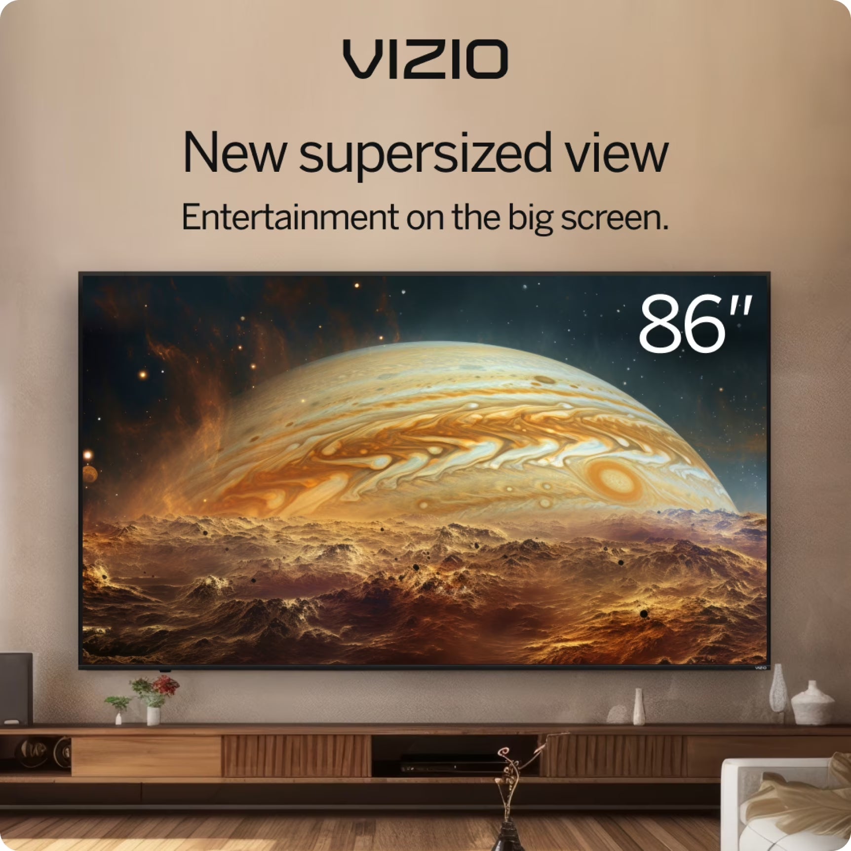 86" Class 4K UHD LED HDR Smart TV V4K86C-0804