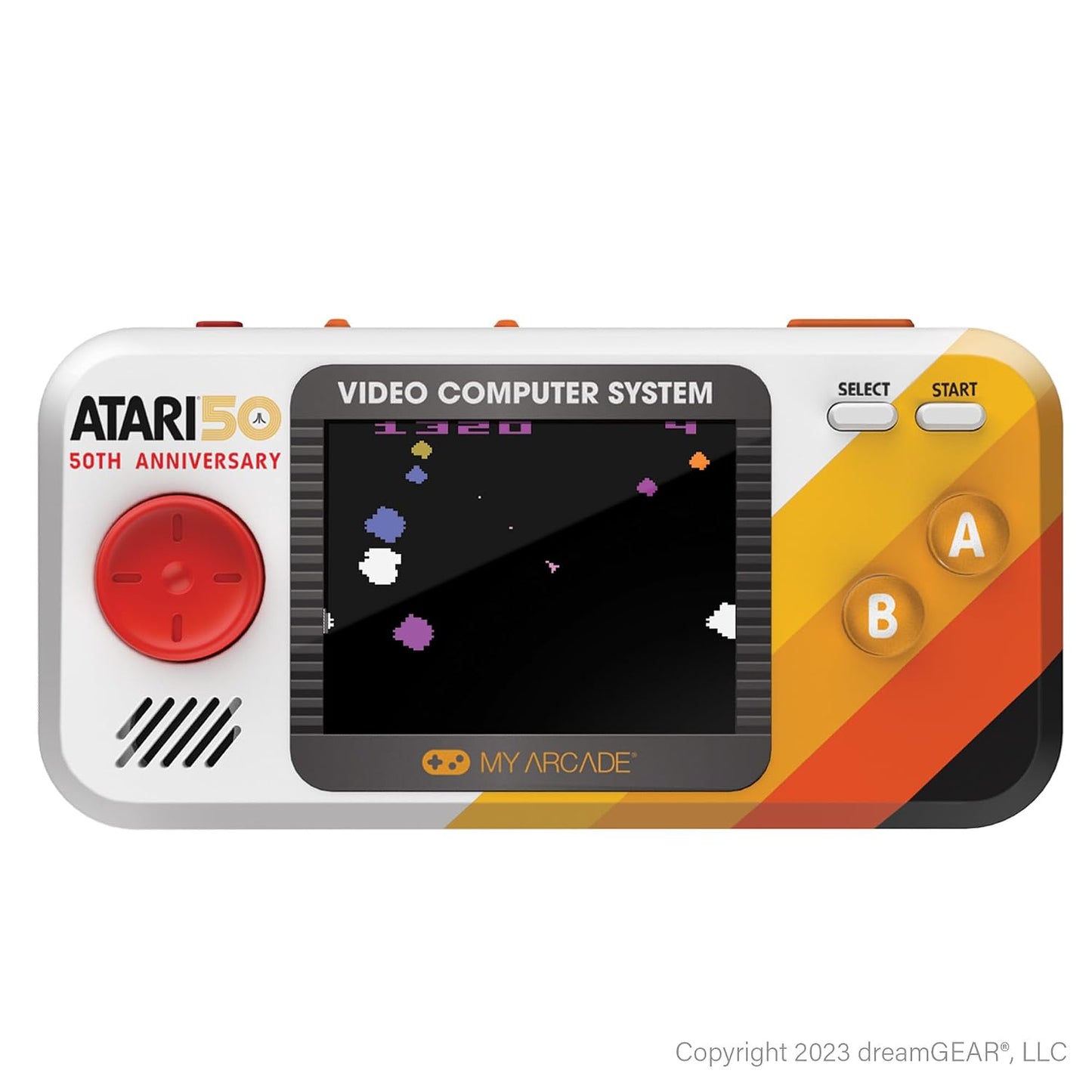 Atari Pocket Player Bundle: Portable Video Game Console with 100 Games, Travel Case and Screen Protector Included