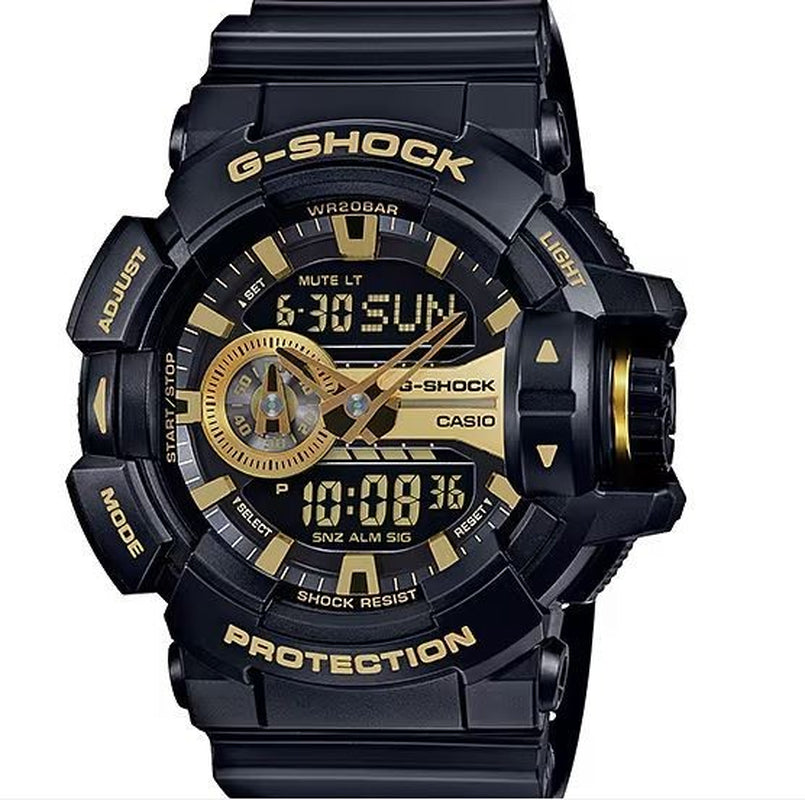 CASIO: G-SHOCK GA-400GB-1A9 - Men'S Watch - Ana Digi - Gold Black - Wrist Watch