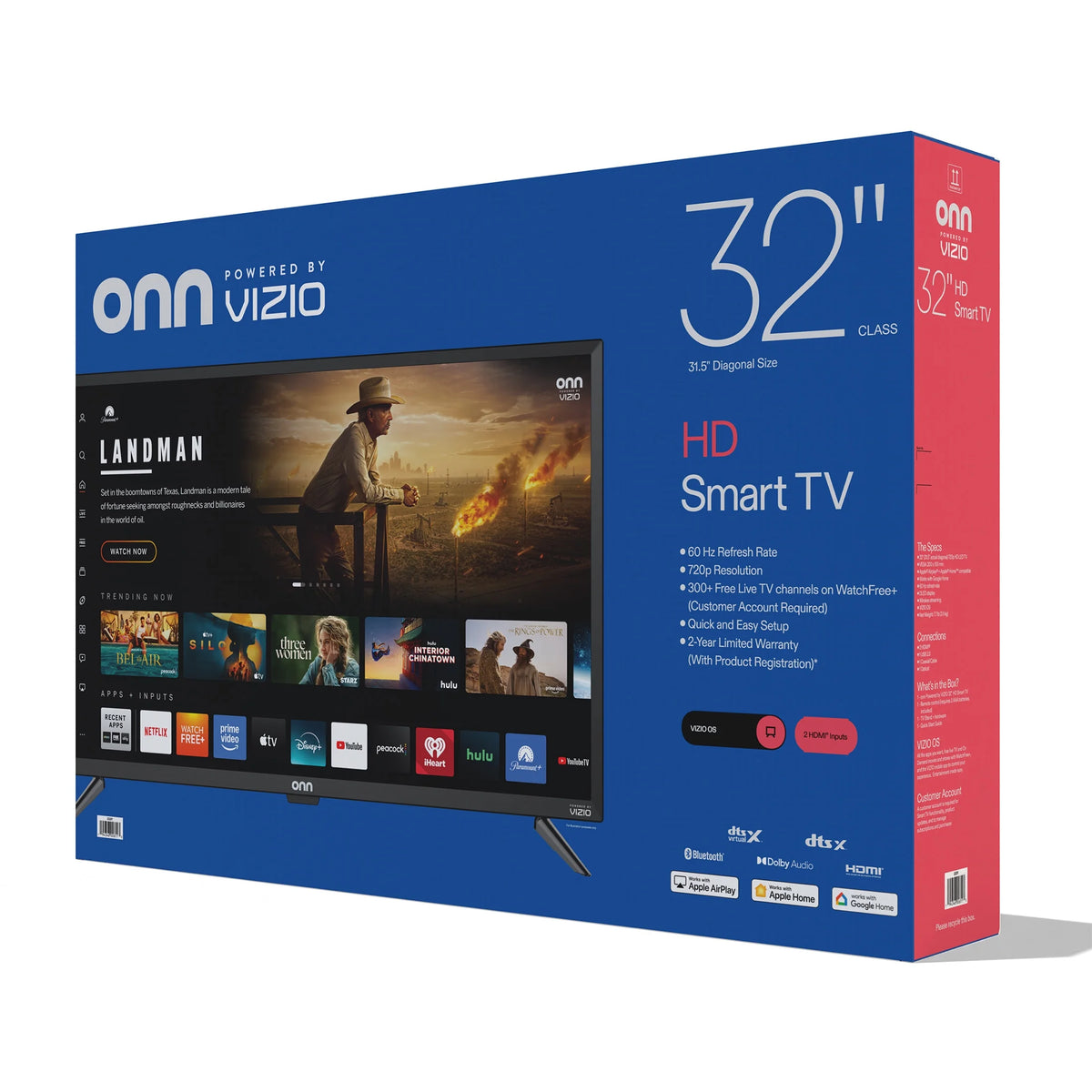 32 in Class 720P HD Smart TV Powered by VIZIO, 32S2V1